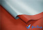 Le caoutchouc de silicone rouge a enduit le tissu de fibre de verre pour des couvertures de rideau et de feu en fumée