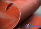 tissu enduit de silicone ignifuge côtés latéraux et doubles un de fibre de verre de 1.5mm