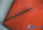 Le caoutchouc ignifuge et de Waterprof de silicone a enduit le tissu de fibre de verre dans la couleur rouge