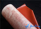 Tissu enduit de silicone résistant de fibre de verre pour la douille de résistance thermique et d'isolation