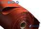 Type armure toile résistant à hautes températures de tissu de fibre de verre de silicone de 1.5m