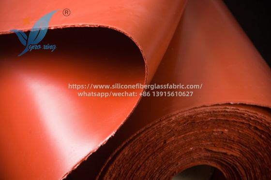 Couverture de feu extérieure de 1 m de largeur en caoutchouc de silicone revêtu de tissu de verre de 3,0 mm pour résistance à la chaleur