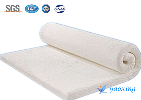 Tissu étirable blanc ignifuge pour matelas