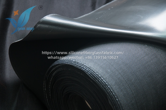 0.4mm Tissu de rideau en silicone ignifuge Léger