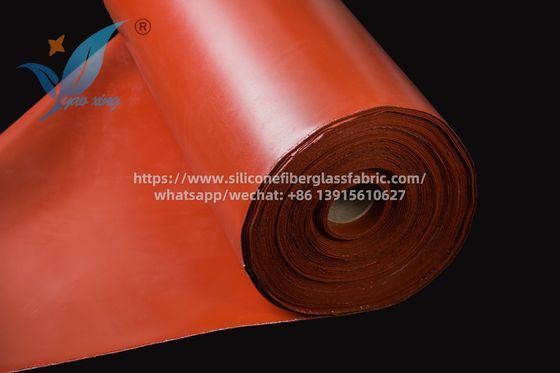 1.5 mm Tissu double face en fibre de verre enduit de silicone pour les connecteurs de conduits