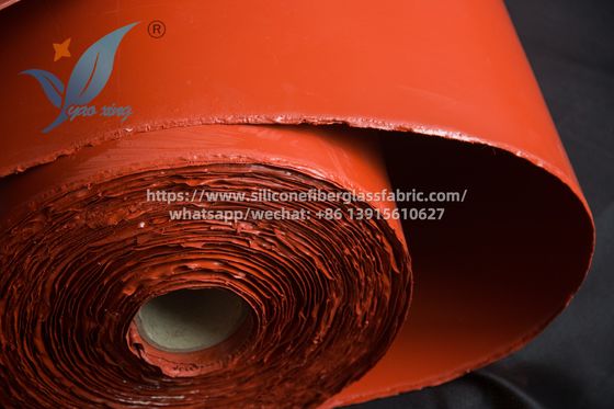 Tissu en fibre de verre recouvert de silicone ignifuge pour portes incendie haute résistance