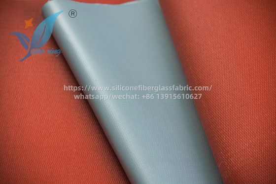 Matériau isolant pour tissus en fibre de verre recouverts de silicone de 100 m gris