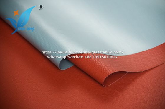 50m Tissu industriel en fibre de verre recouvert de silicone résistant à 200 degrés Celsius anti-âge