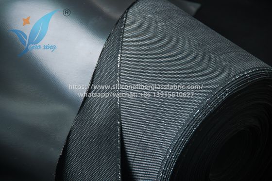 Tissu de fibre de verre enduit de silicone d'épaisseur personnalisée, flexible et résistant à l'abrasion