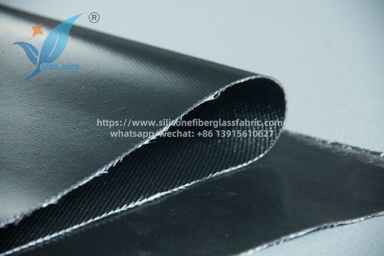 Tissu de fibre de verre enduit de silicone d'épaisseur personnalisée, flexible et résistant à l'abrasion