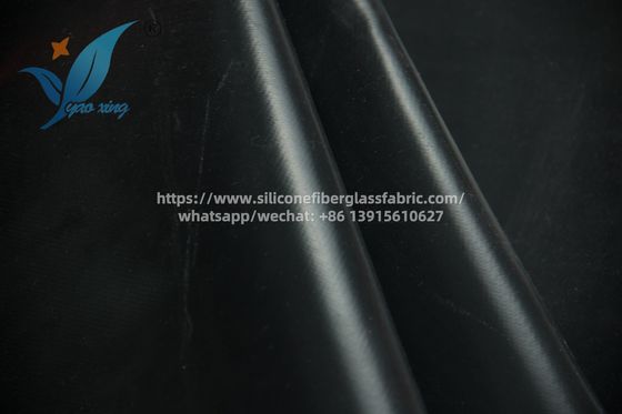 Tissu en fibre de verre enduit de silicone simple face de 3 mm pour l'isolation thermique