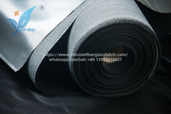 Tissu en fibre de verre enduit de silicone simple face de 3 mm pour l'isolation thermique