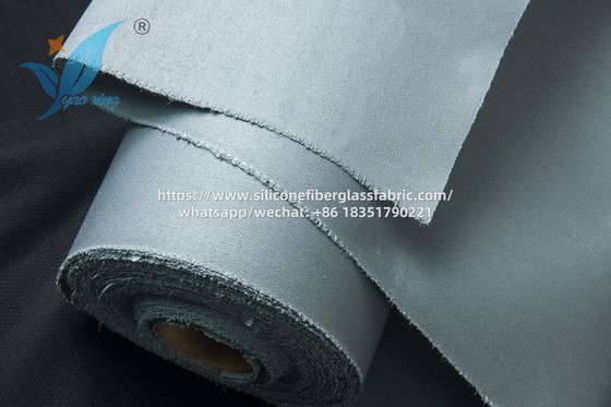 Tissu de fibre de verre siliconé résistant au vieillissement pour barrière coupe-feu de métro