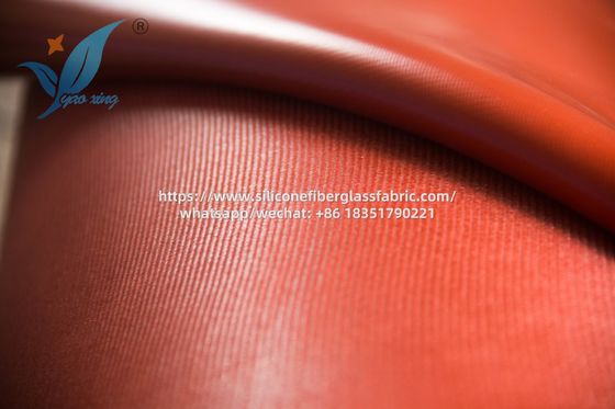 Tissu en fibre de verre imprégné de silicone tissé renforcé avec longueur de fil d'acier 50 m/rouleau Durable