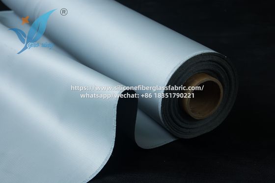 Tissu imprégné de silicone à double face résistant à la corrosion 200°C