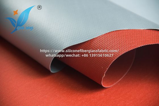 Tissu de fibre de verre silicone ignifuge, imperméable et anti-corrosion pour l'industrie