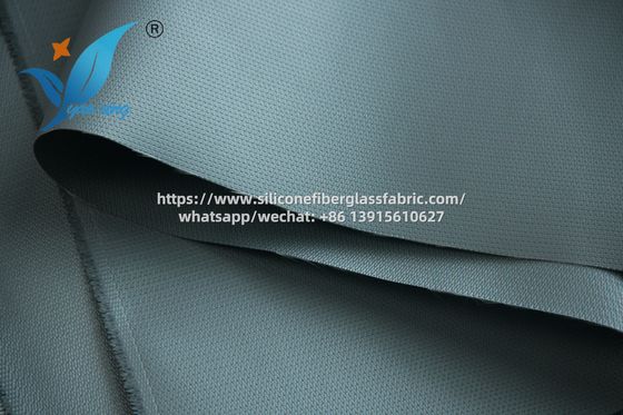 Tissu de fibre de verre silicone ignifuge, imperméable et anti-corrosion pour l'industrie