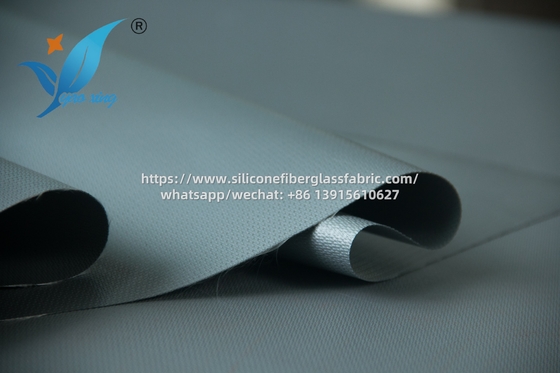 0.4mm Tissu en fibre de verre enduit de silicone résistant au feu résistant aux produits chimiques