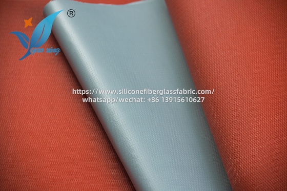 Tissu de fibre de verre enduit de silicone résistant aux hautes températures -40 à 200°C