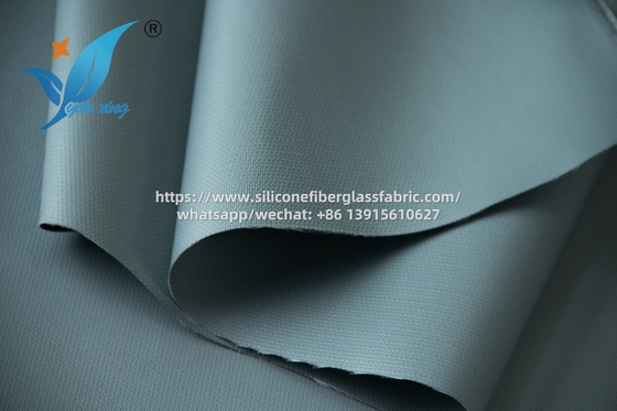 0.8mm Tissu en fibre de verre enduit de silicone résistant à la chaleur industriel