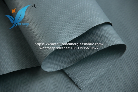 0.8mm Tissu en fibre de verre enduit de silicone résistant à la chaleur industriel