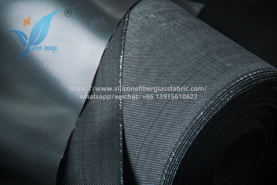 1Tissu en fibre de verre recouvert de silicone de 0,5 mm, tissage en satin résistant à la chaleur