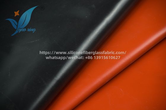 0.4 mm Tissu de rideau ignifuge en silicone revêtu de texture douce