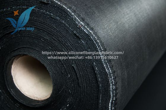 Tissu de fibre de verre enduit de caoutchouc silicone, résistant à la déchirure et à l'abrasion