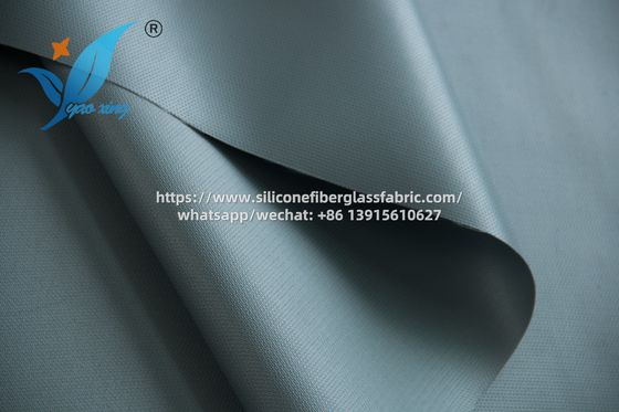 Tissu de fibre de verre silicone ignifuge, imperméable et anti-corrosion pour l'industrie