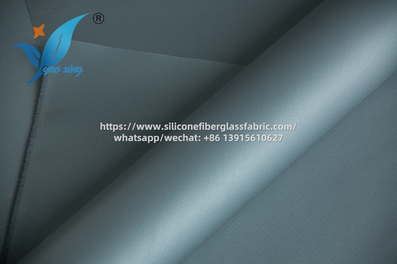 0.4mm Tissu en fibre de verre enduit de silicone résistant au feu résistant aux produits chimiques