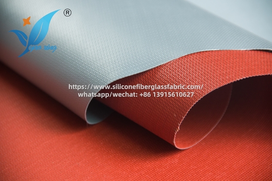 50m Tissu industriel en fibre de verre recouvert de silicone résistant à 200 degrés Celsius anti-âge