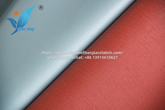 0Tissu en fibre de verre de silicone ignifuge de.6 mm pour les connexions de conduits