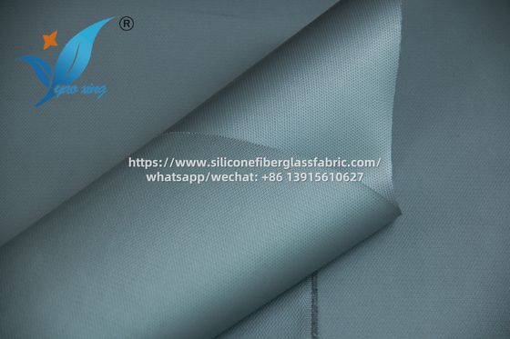 0.8mm Tissu en fibre de verre enduit de silicone résistant à la chaleur industriel