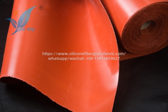 Tissu de fibre de verre enduit de silicone haute température -40°C à 200°C