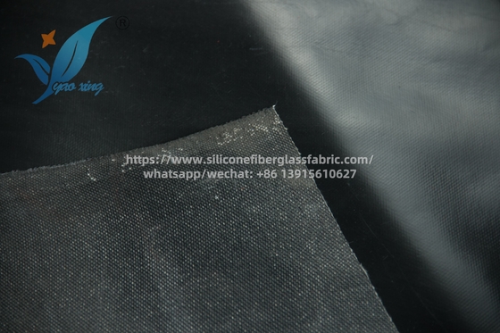 1Tissu en fibre de verre recouvert de silicone de 0,5 mm, tissage en satin résistant à la chaleur