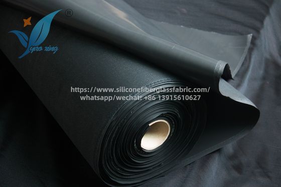 Couverture de soudure en fibre de verre enduite de caoutchouc silicone de 1 mm, tissu ignifuge