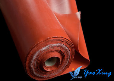 tissu enduit de silicone ignifuge côtés latéraux et doubles un de fibre de verre de 1.5mm