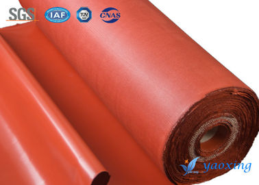résistance ignifuge et vieillissante de tissu enduit de silicone de fibre de verre de 1.2mm