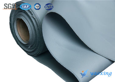 Le double caoutchouc de silicone de côtés a enduit le tissu de fibre de verre de Grey Color