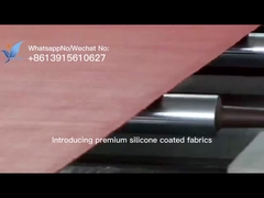 Tissu composé en caoutchouc de fibre de verre de silicone pour la garniture à hautes températures de résistance