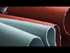 tissu enduit de silicone épais de fibre de verre de 0.4mm pour le rideau ignifuge